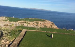 Oceanfront golf course